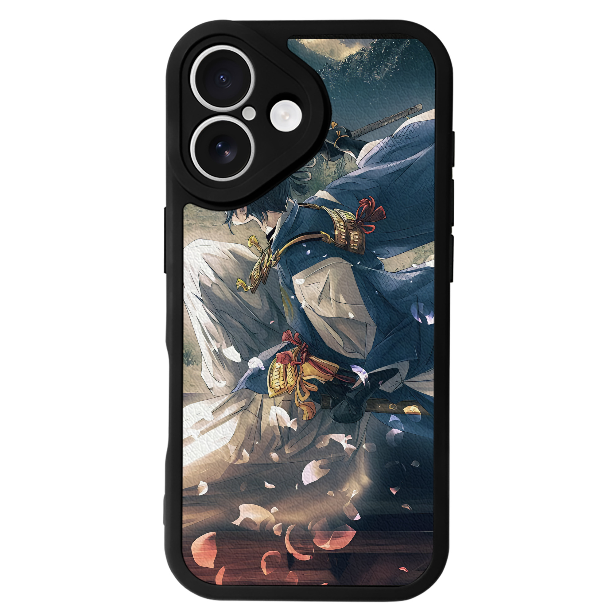 （画像用） 刀剣乱舞 Touken Ranbu 【iPhone 16シリーズ対応】シリコンスマホケース（レザー調） 材質：シリコン
